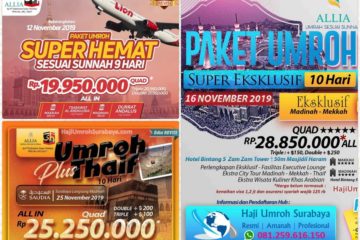 Paket Umroh Murah November 2019 Surabaya